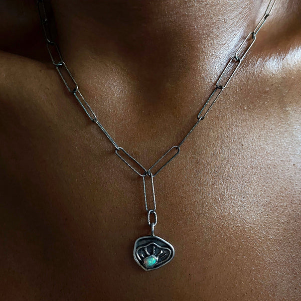 opal shell necklace