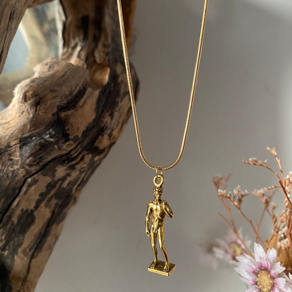 michelangelo's david necklace