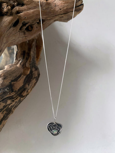 opal shell pendant