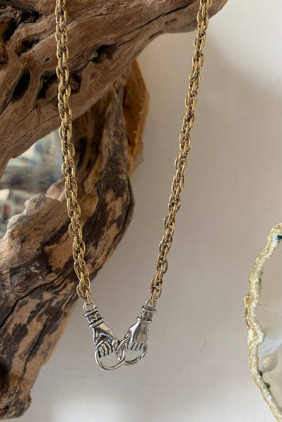 interlocking connection necklace