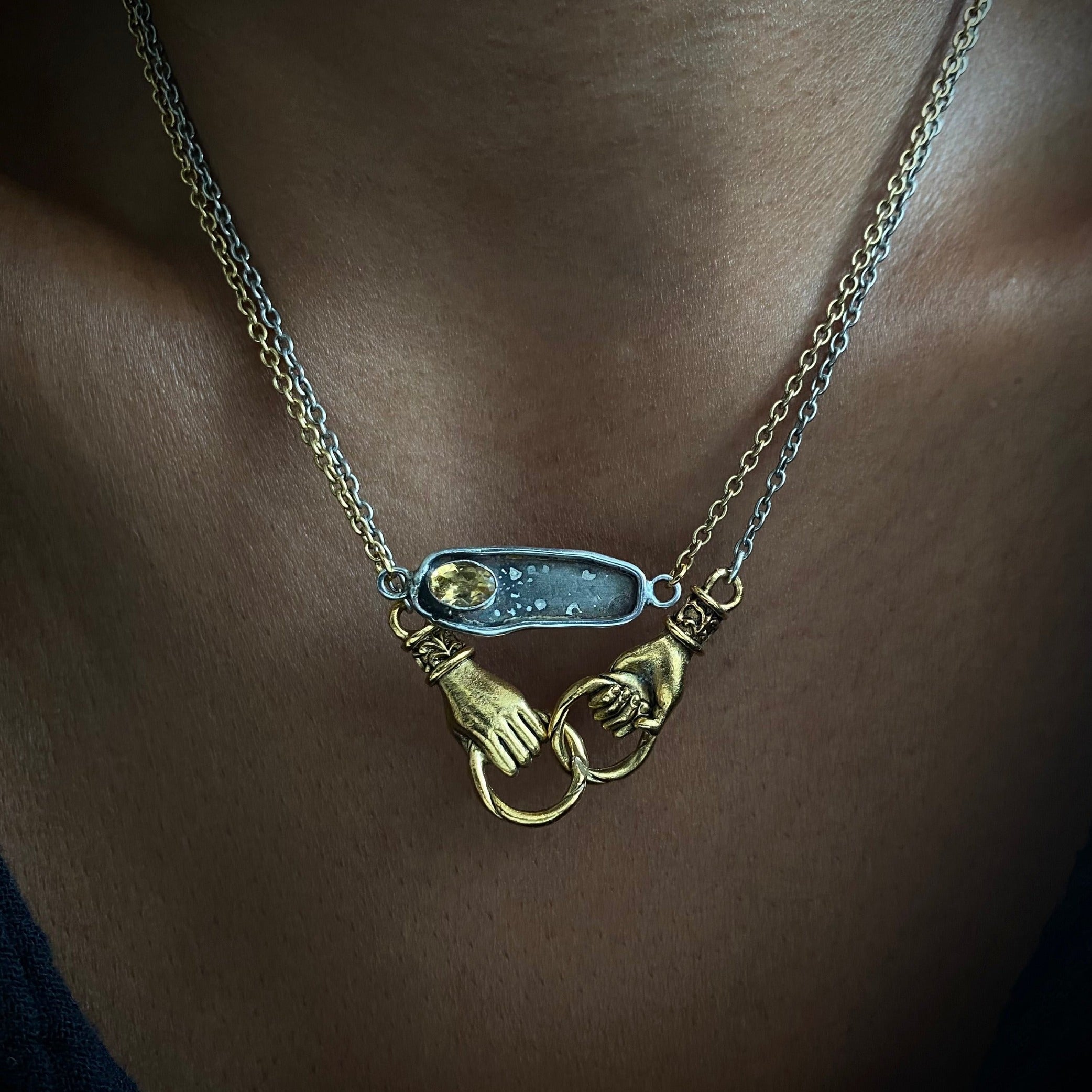 i stand for peace necklace