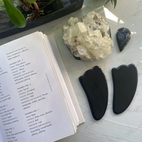 obsidian gua sha