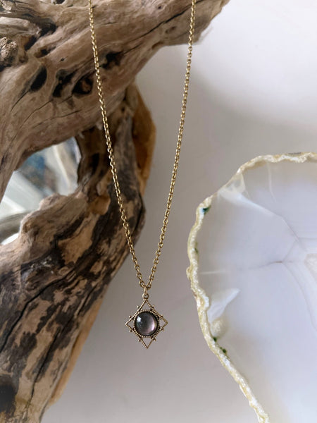 black pearl necklace