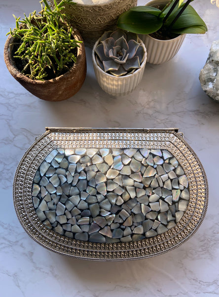 mother of pearl clutch