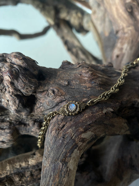 vintage moonstone bracelet
