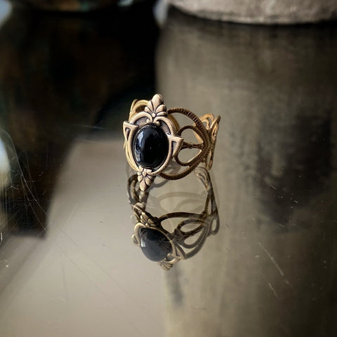 antique onyx ring