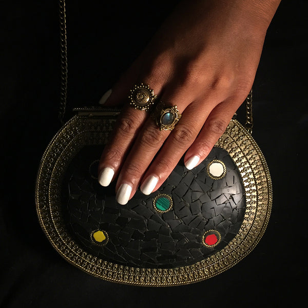 metal stone bag