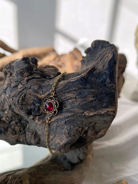 only artisan garnet bracelet