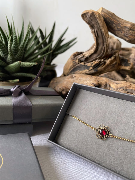 garnet bracelet
