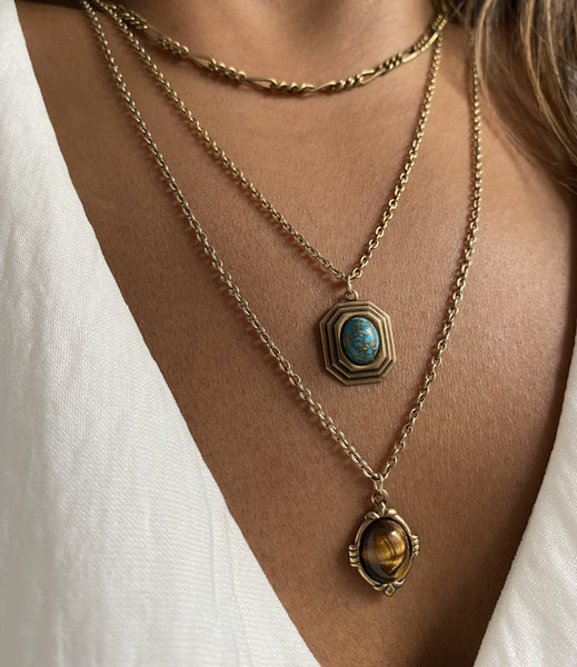 gold layering necklaces