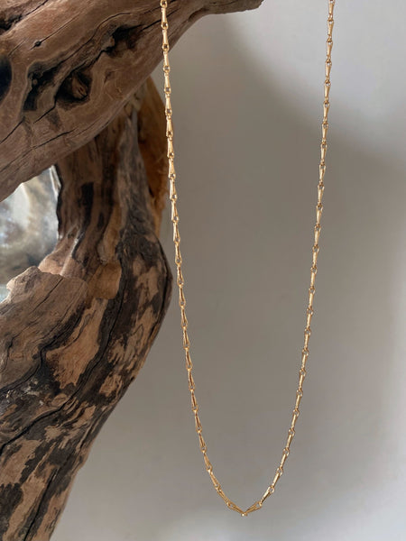 gold plated barleycorn chain