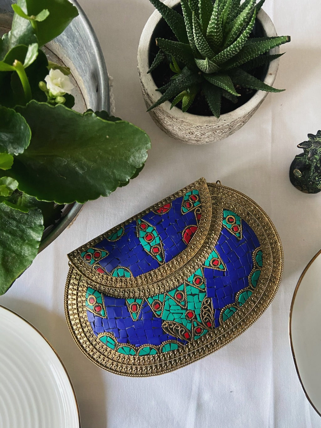 Mira Bohemian Metal Bag
