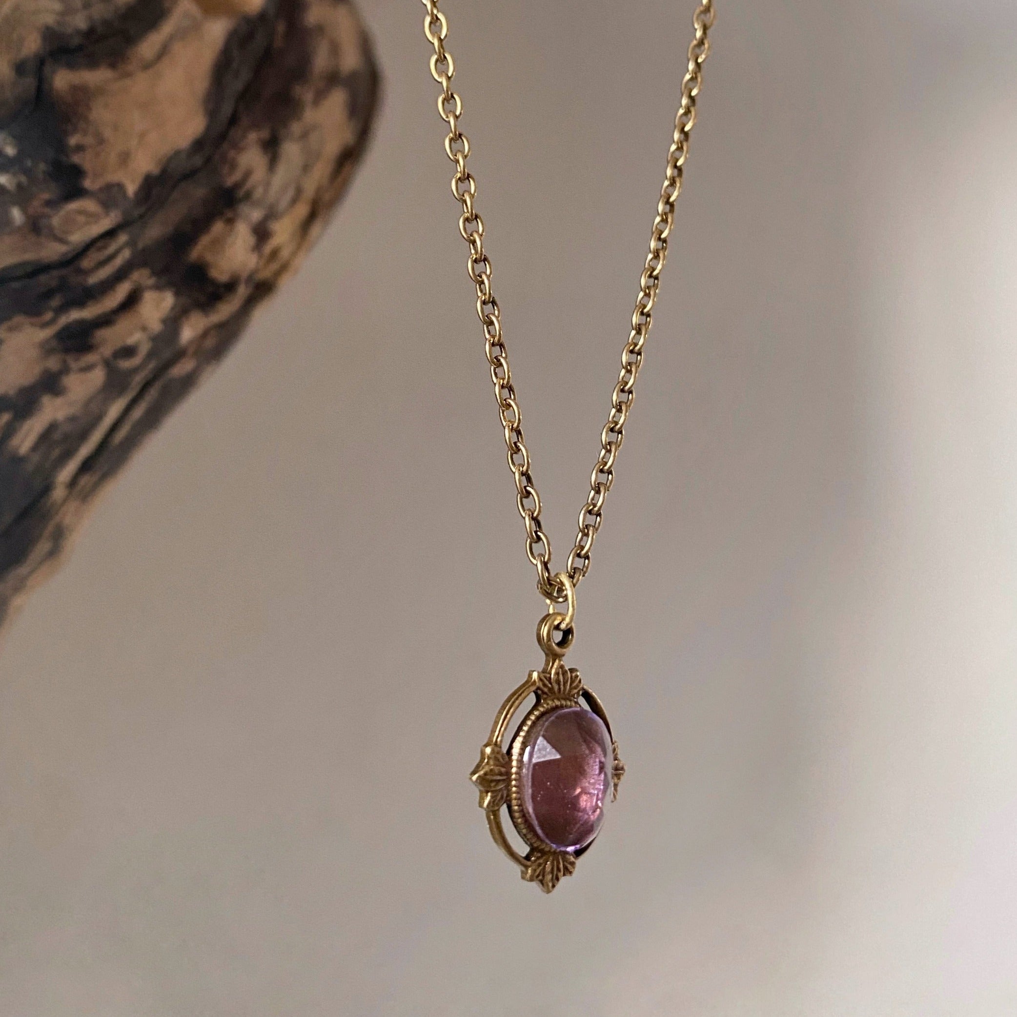isla amethyst necklace
