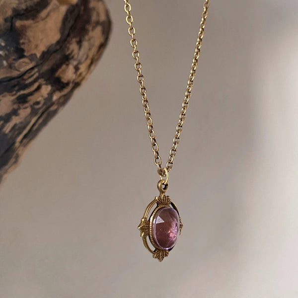 isla amethyst necklace