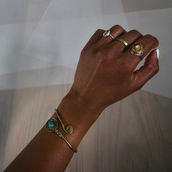 handmade brass rings