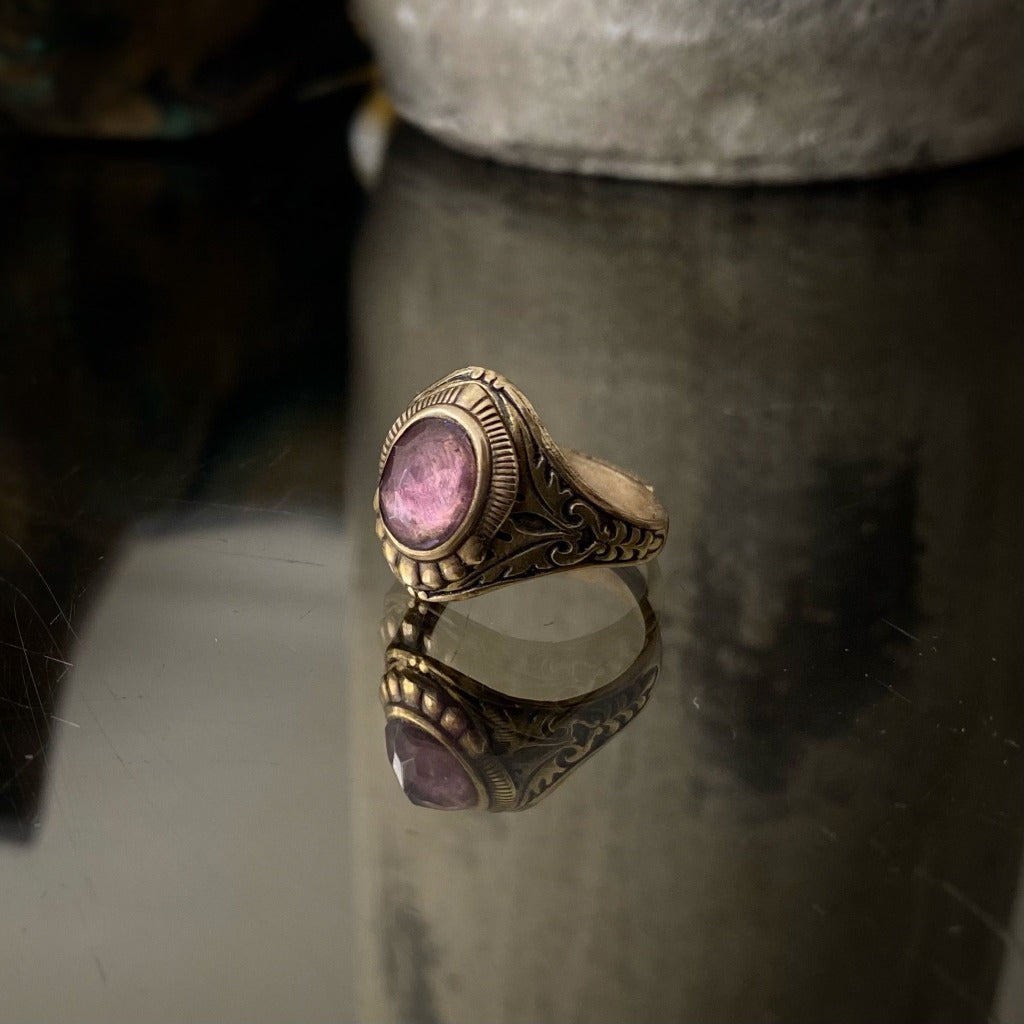 only artisan amethyst ring