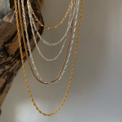 layering necklaces