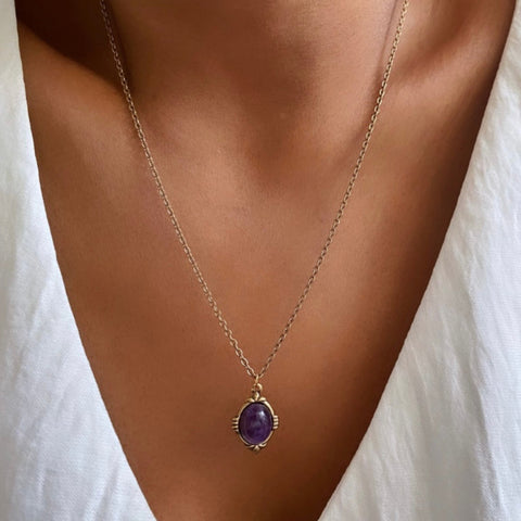 marya amethyst necklace