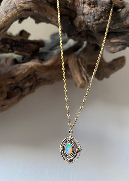 october birthstone necklace