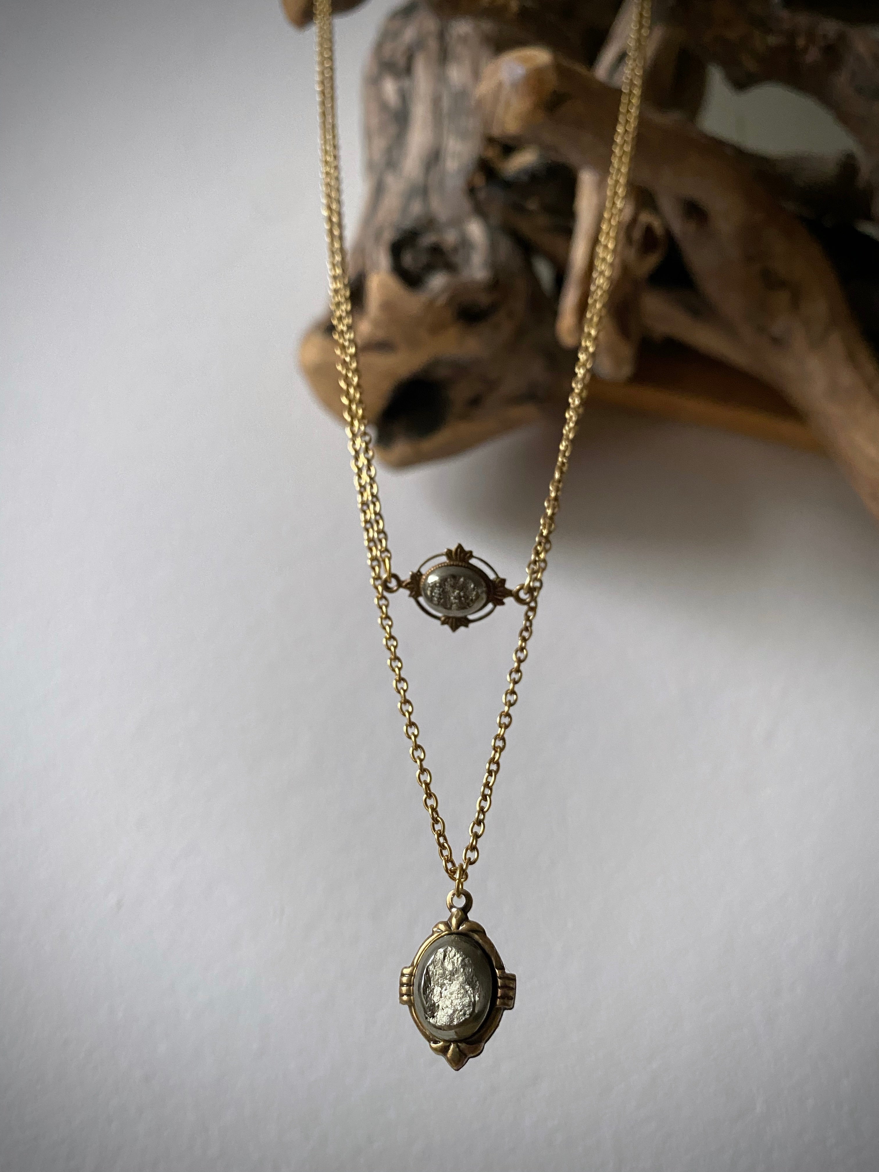 pyrite necklaces