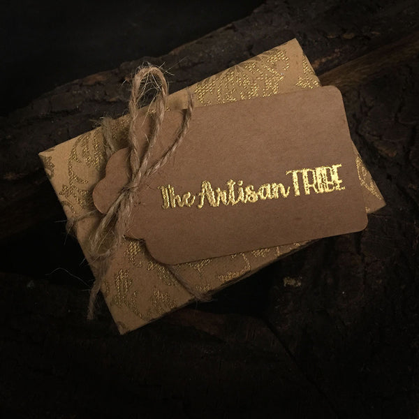 gift wrapped earrings