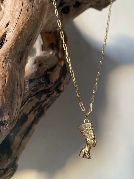 Nefertiti Gold Necklace