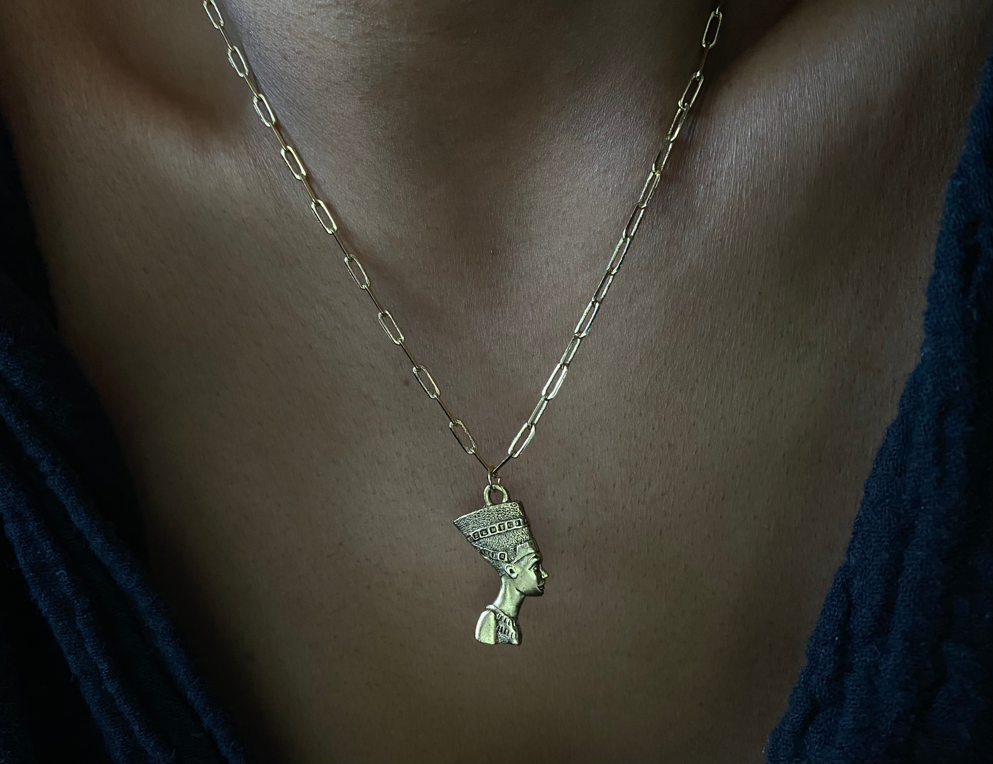 Nefertiti Gold Necklace