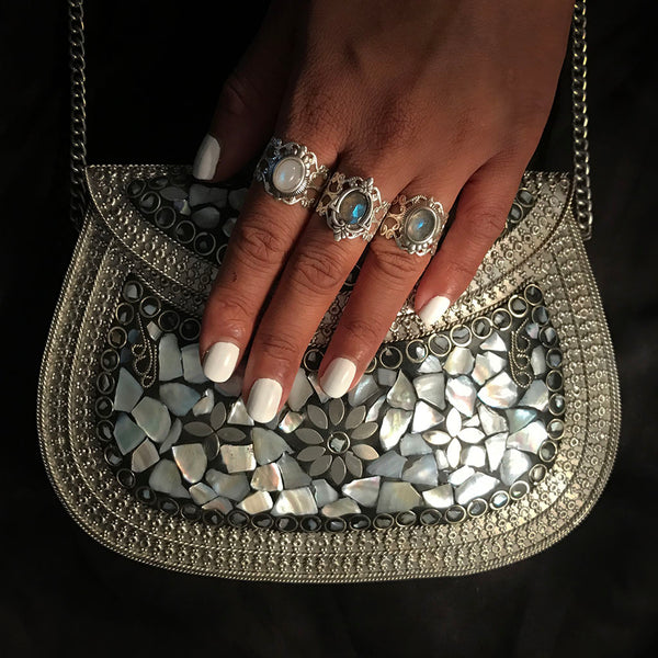 mother of pearl bag