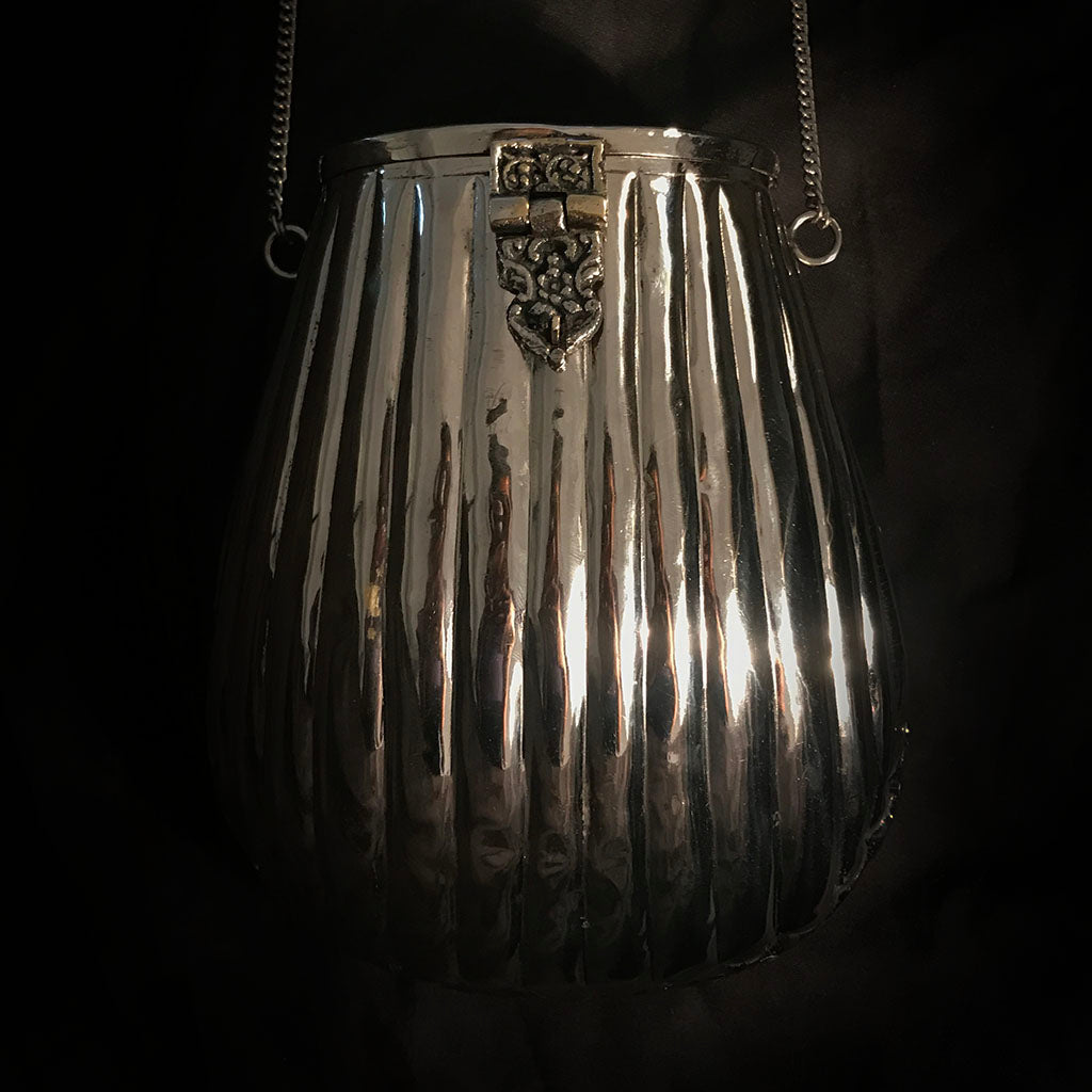 statement metal purse