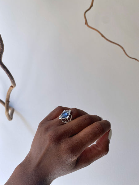 Aria Silver Kyanite Ring