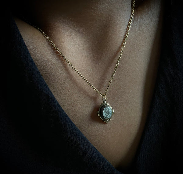 artemis pyrite necklace