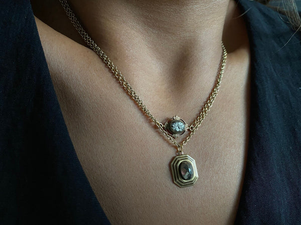 pyrite necklaces