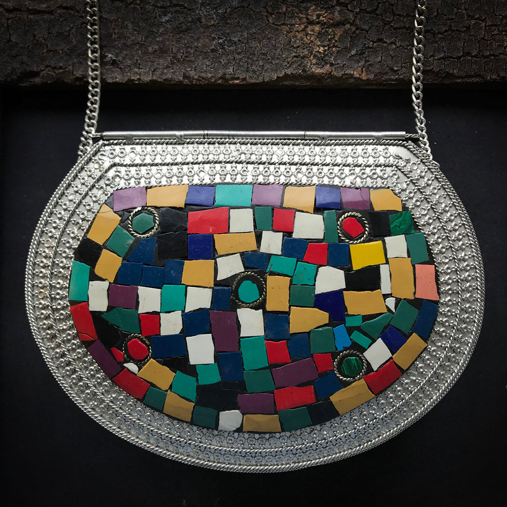 Cera Bohemian Metal Bag