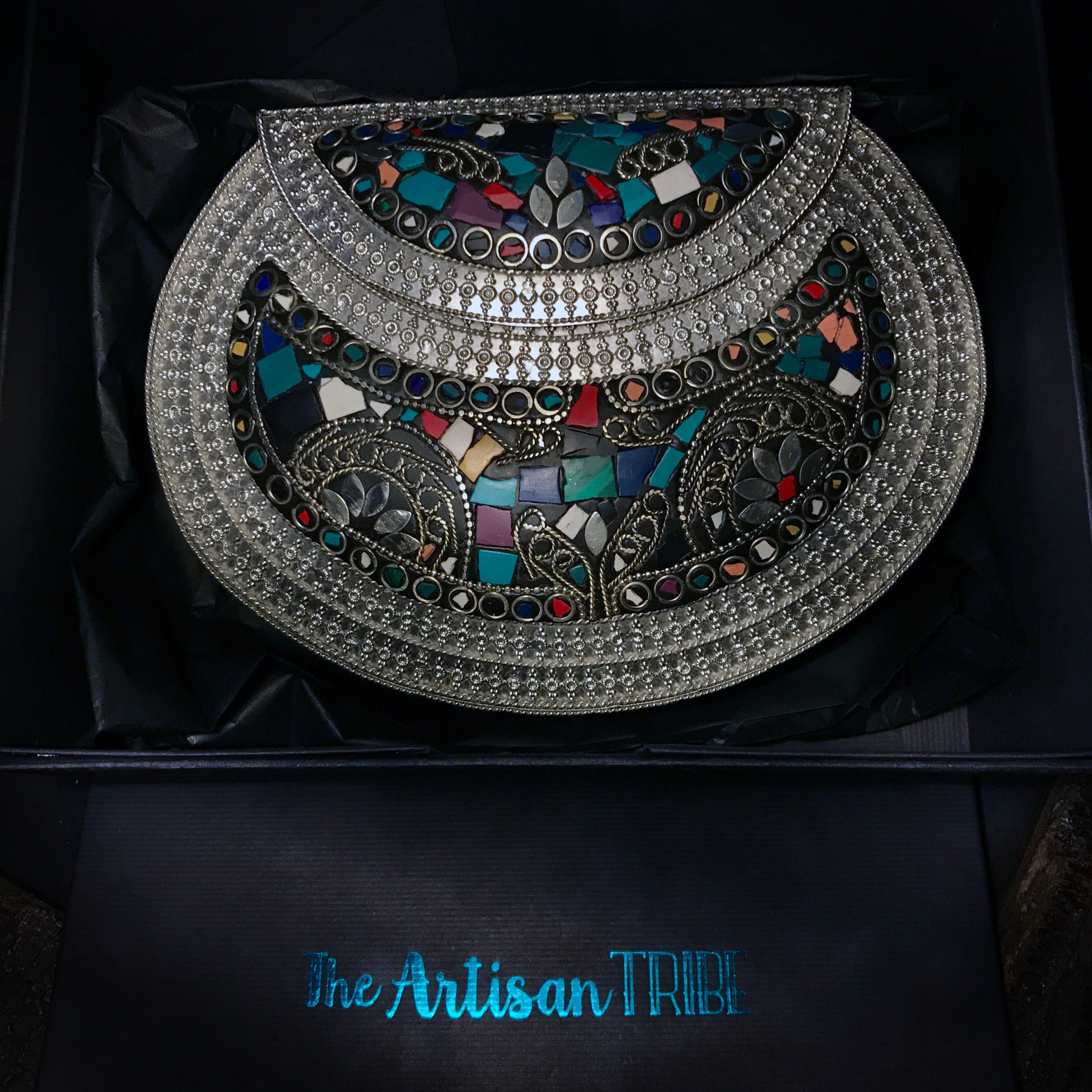 Cera Bohemian Metal Bag