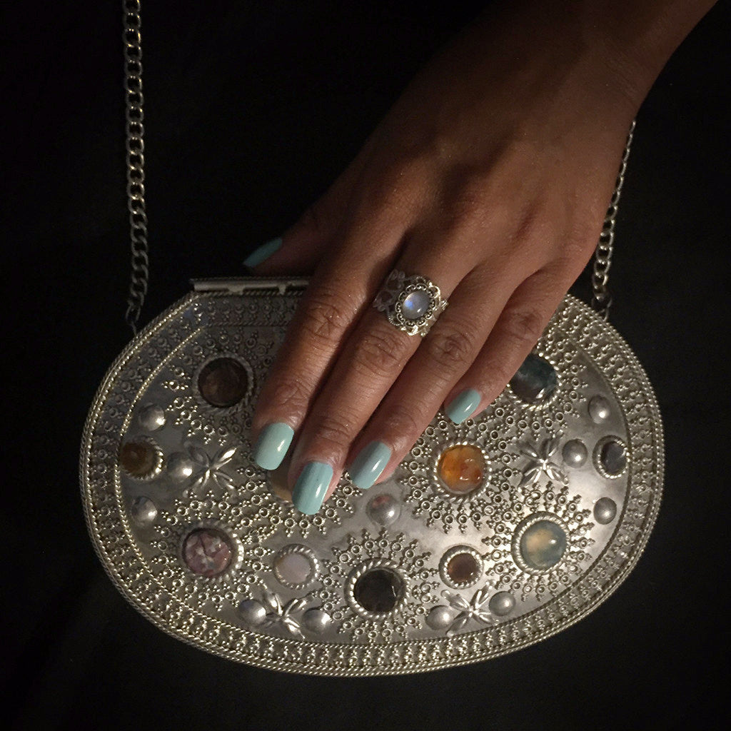 agate stone bag