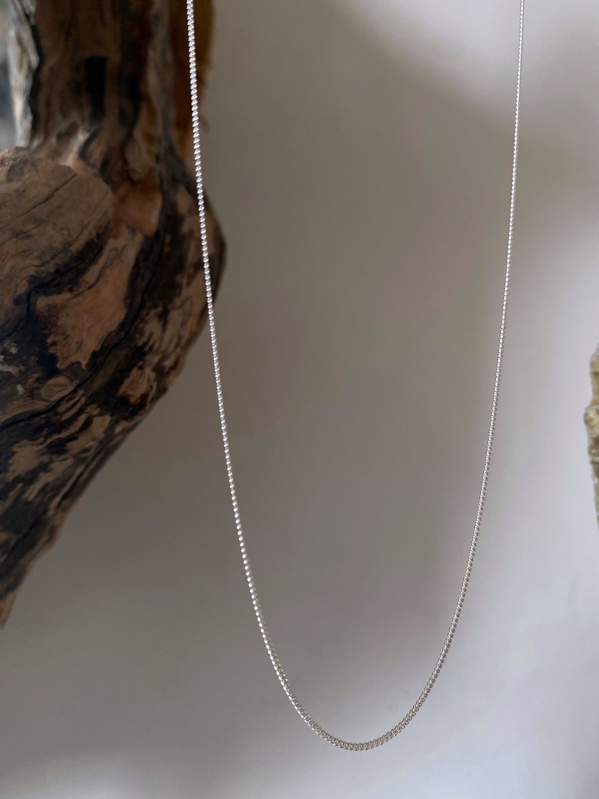 extra fine silver necklace