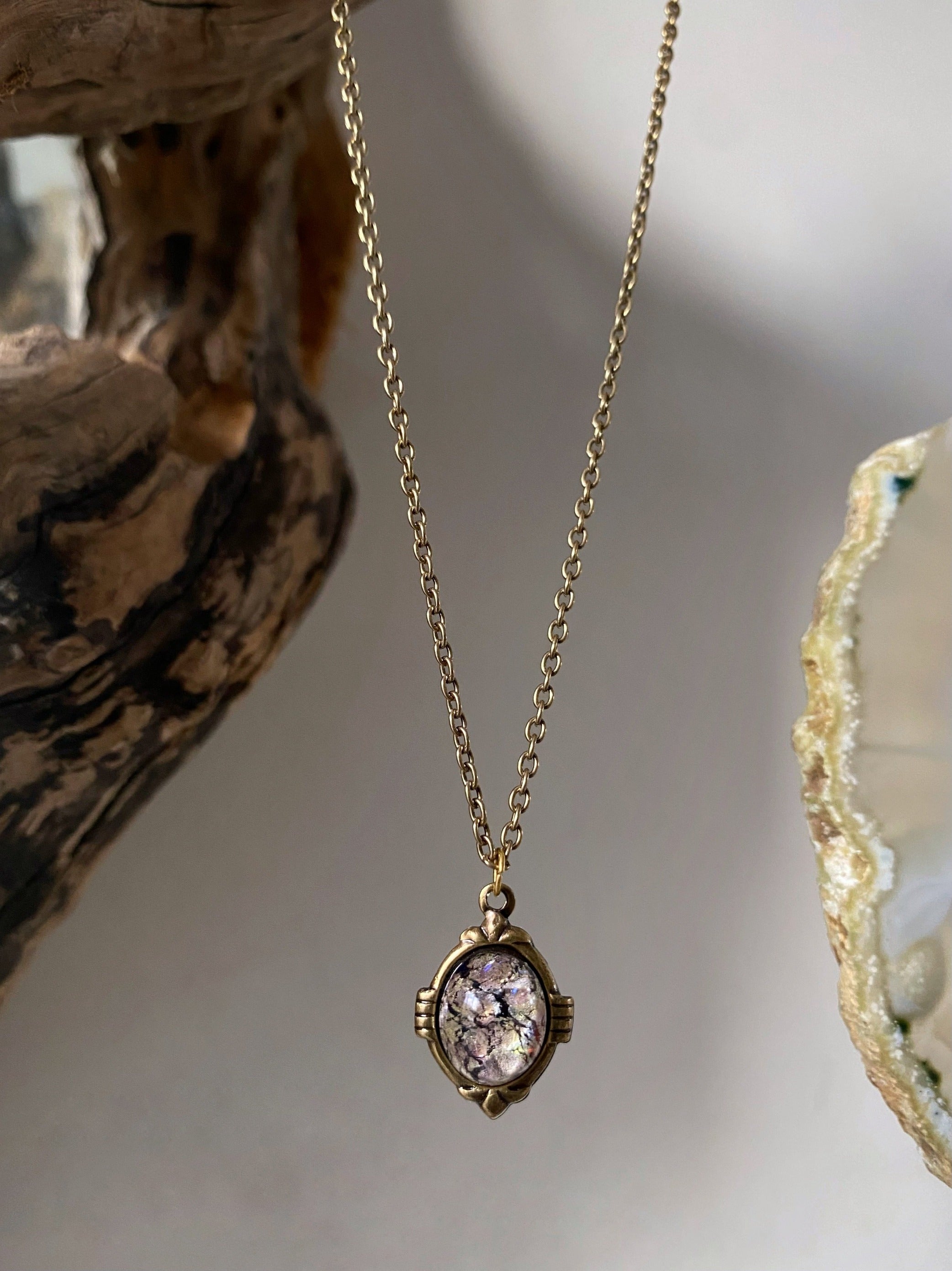 marya vintage amethyst necklace