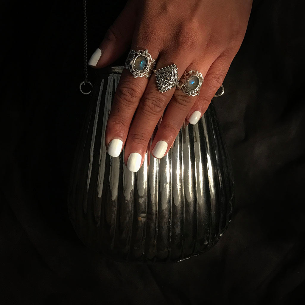 antique metal clutch