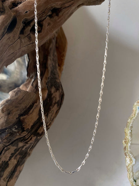 sterling silver barleycorn necklace